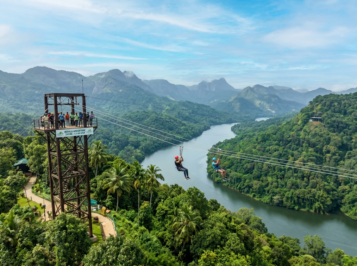 Chaliyar River Retreat Zipline